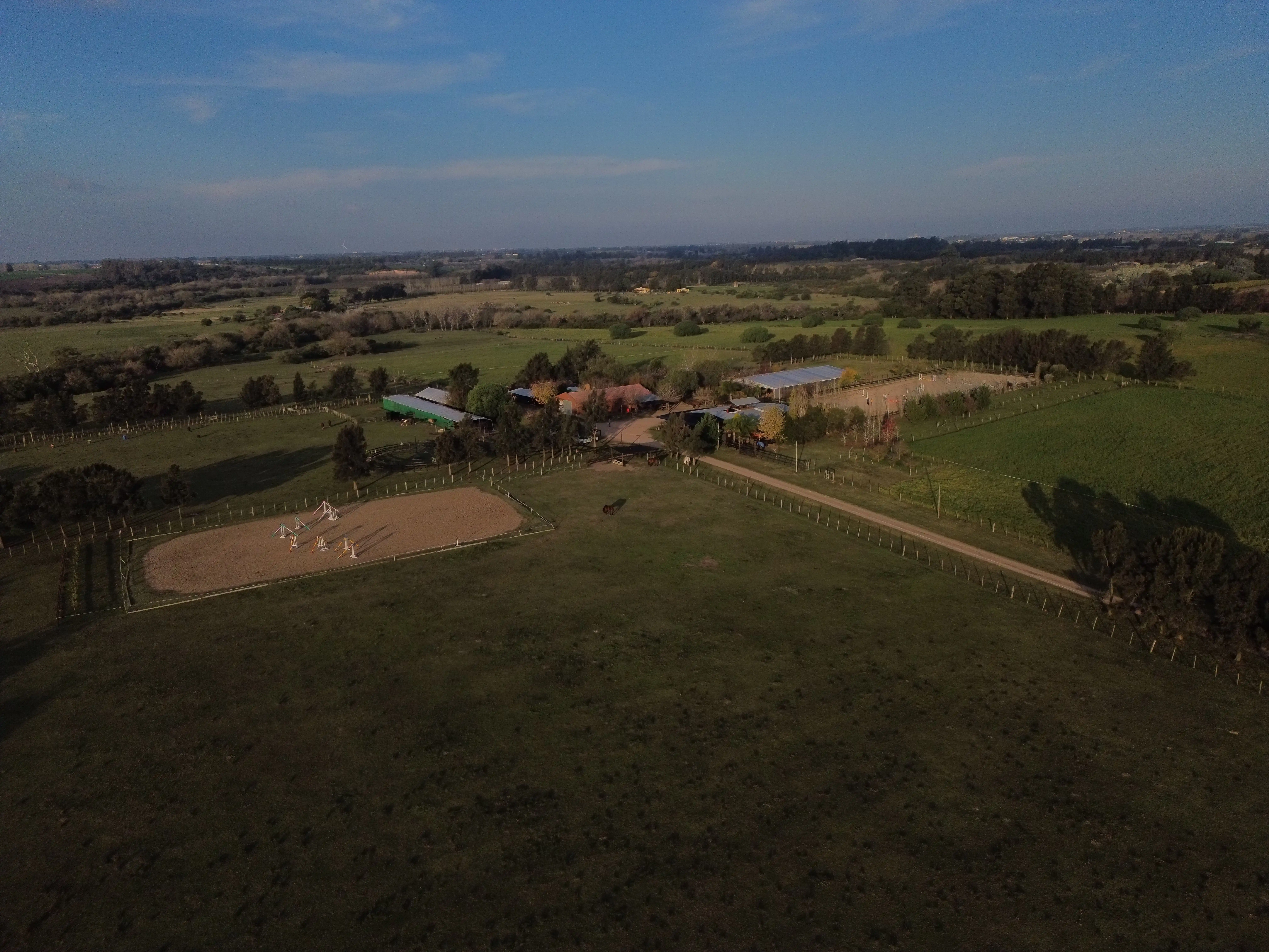 Vista aérea de Hacienda Los Lagos